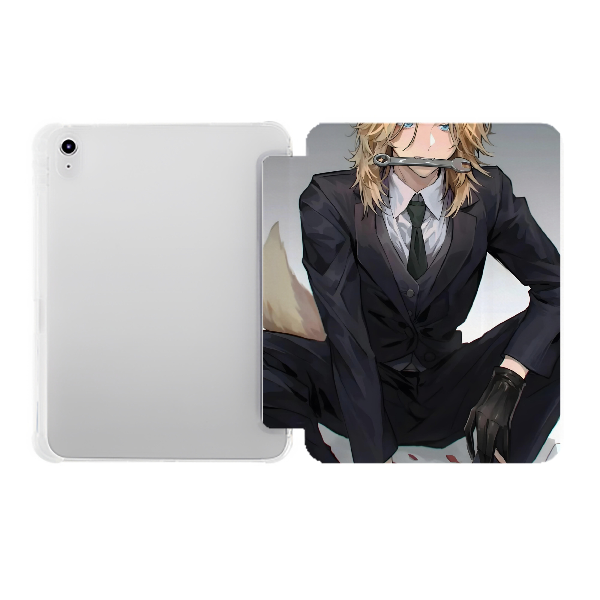 （画像用） 東京リベンジャーズ Tokyo Revengers IPad ケース ペン収納付き 三つ折りスタンド PUレザー×シリコン 対応機種9.5/10.5/10.9インチ